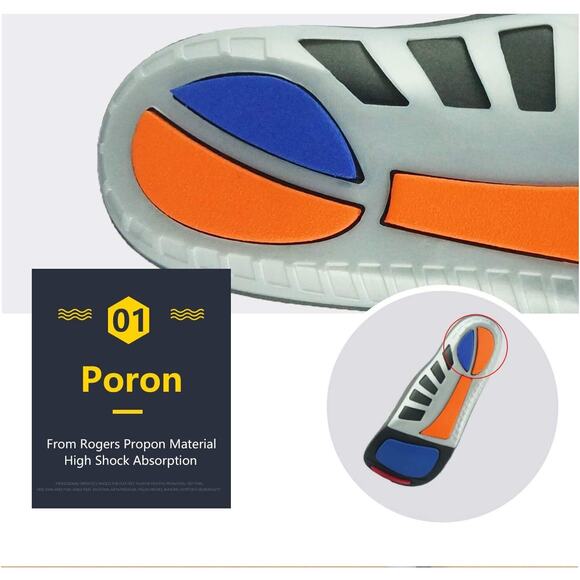 Womens Orthotic Arch Support Shoe Insoles Cushioning Shock Absorption Inserts - Picture 12 of 12